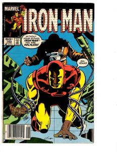 5 Iron Man Marvel Comic Books # 183 184 185 186 187 Avengers War Machine BH19