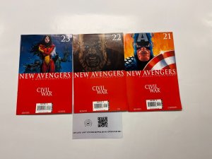 3 New Avengers Civil War Marvel Comics Books 21 22 23 Bendis Chaykin 20 JW13