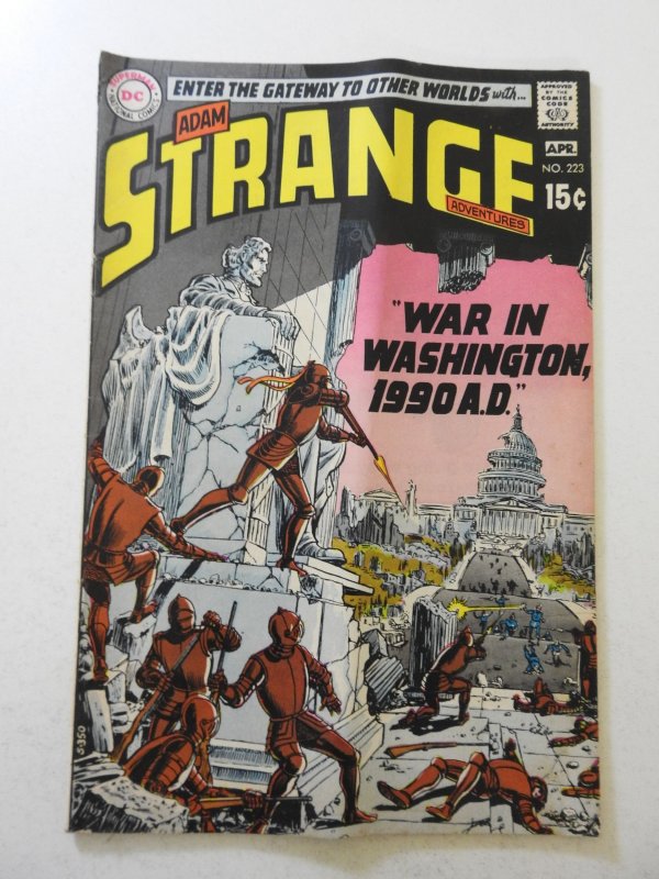 Strange Adventures #223 (1970) VG- Condition 1/2 in spine split