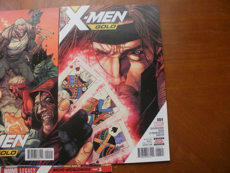 5 Near-Mint Marvel Comic: X-MEN GOLD #1 2 4 6 13 Guggenheim Syaf Leisten Martin