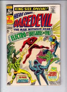 Daredevil King-Size Special #1 (Sep-67) VG/FN+ Mid-Grade Daredevil