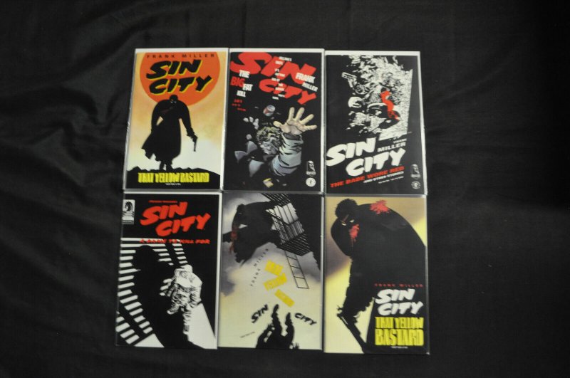 SIN CITY 1986 FRANK MILLER  MIXED LOT OF 9   VF - NM