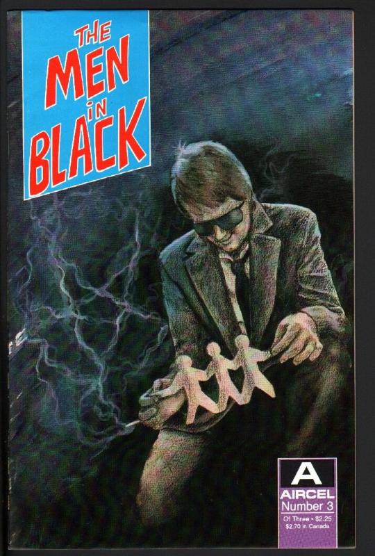 MEN IN BLACK #3-1990-AIRCEL-COPPER AGE-NICE COPY-HIGH GRADE-NM