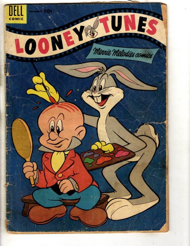 Looney Tunes & Merrie Melodies # 157 VG- Dell Golden Age Comic Bugs Bunny JL18