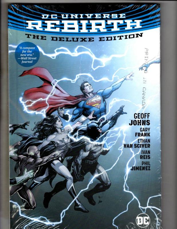 DC Universe Rebirth Deluxe Edition SEALED Hardcover DC Comics Comic Book  J285