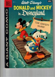 Donald and Mickey in Disneyland (1958) Dell Giant PRICE DROP $150.50 VF+ COVELL!