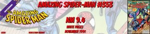 Amazing Spider-Man 353 NM 9.4 Newsstand Marvel 1991