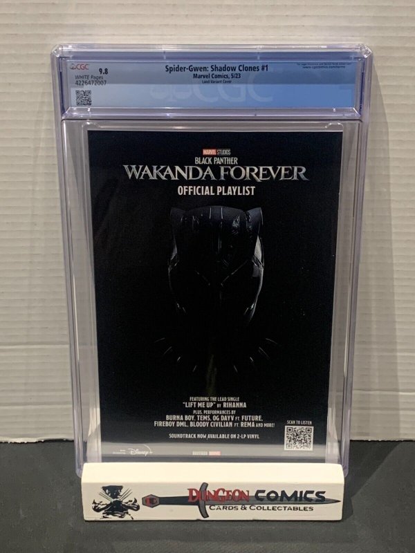 Spider-Gwen: Shadow Clones # 1 CGC 9.8 Land Variant Cover [GC28]