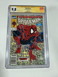 Spider-man 1 CGC 9.8 1990 Newsstand Signature Series SS Signed Todd McFarlane 14