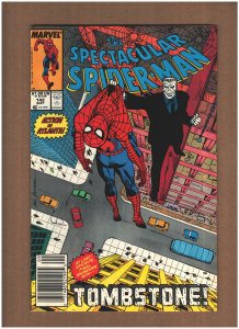 Spectacular Spider-man #142 Newsstand Marvel Comics 1988 PUNSIHER APP. VF 8.0