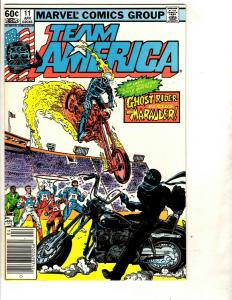 10 Team America Marvel Comics # 4 5 6 7(2) 8 9 10 11(2) WS5