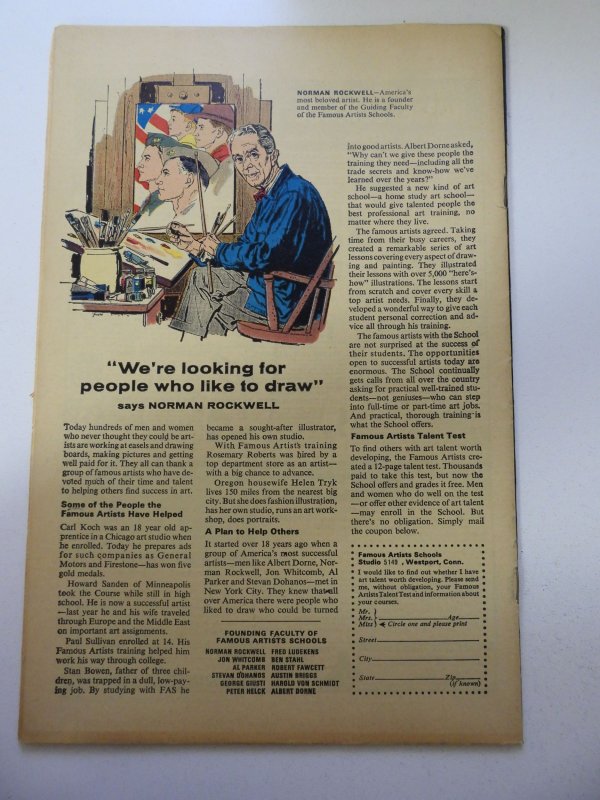 Sgt. Fury #36 (1966) FN Condition writing in ink fc