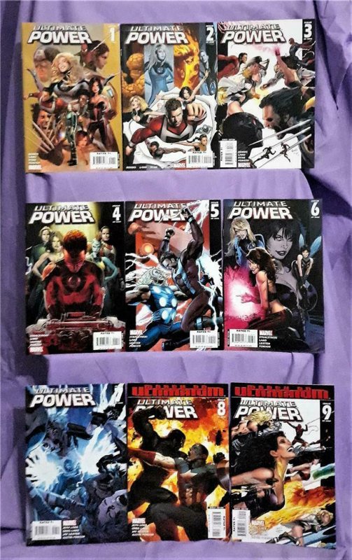 Ultimates Supreme Power ULTIMATE POWER #1 - 9 Greg Land (Marvel, 2006)! 