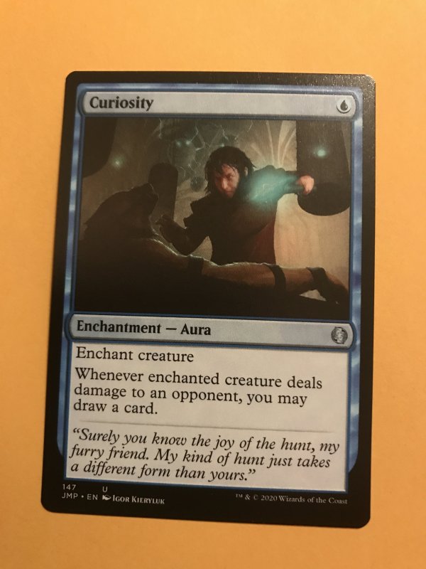 CURIOSITY card : Magic the Gathering MTG card; JUMPSTART 2020 NM | Comic  Collectibles - Trading Cards - Magic the Gathering / HipComic