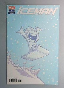 Iceman #1 NM Skottie Young Variant Marvel Comics 2018 JR1
