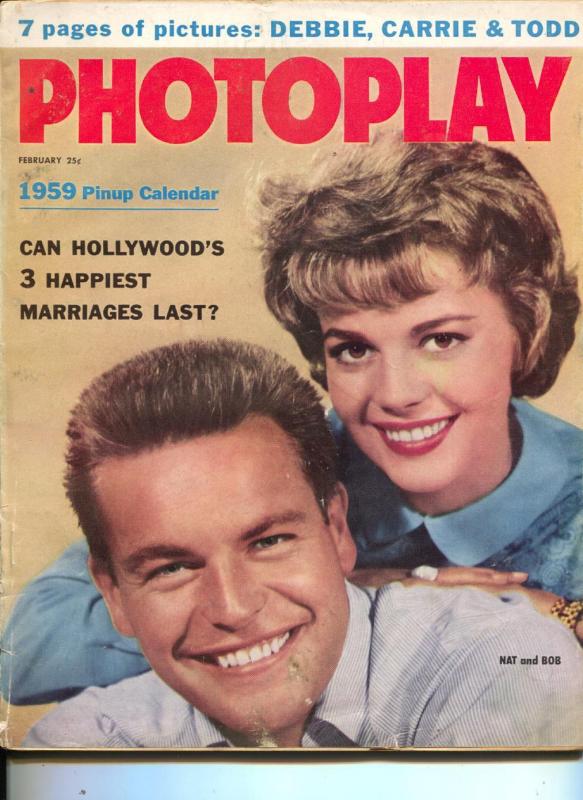 Photoplay-Natalie Wood-Bob Wagner-Kim Novak-Stewart Granger-Feb-1959