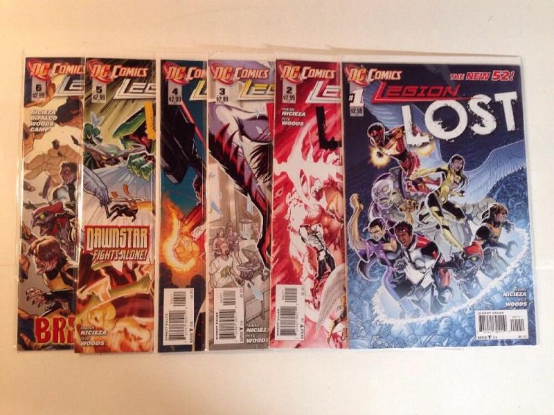 Legion Lost 1-6 Near Mint Lot Set Run New 52 Nicieza Woods