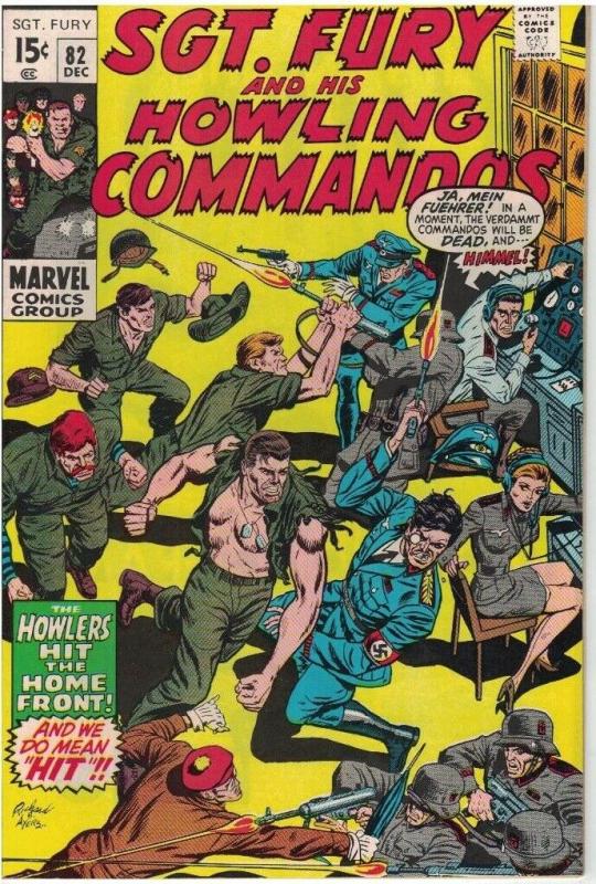 SERGEANT FURY 82 VF December 1970