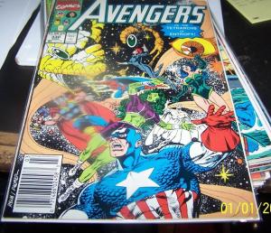 Avengers # 330 (Mar 1991, Marvel)entropy, captain america thor she hulk 
