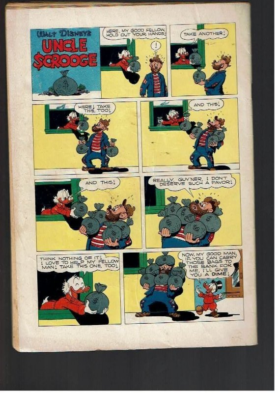 Uncle Scrooge #4 (1953)VG*KEY* First Non-Color Issue