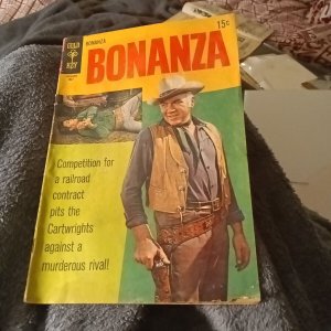 Bonanza #32 Comic Book May 1969 Dell Gold Key Ben Cartwright Ponderosa Photo Cvr