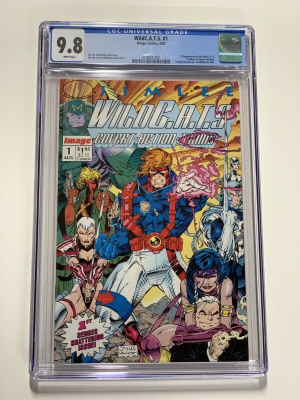 Wildcats 1 Cgc 9.8 White Pages Image Comics