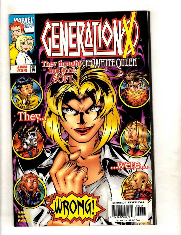 12 Generation X Marvel Comic Books # 30 31 32 33 34 35 37 53 54 55 63 64 MF11