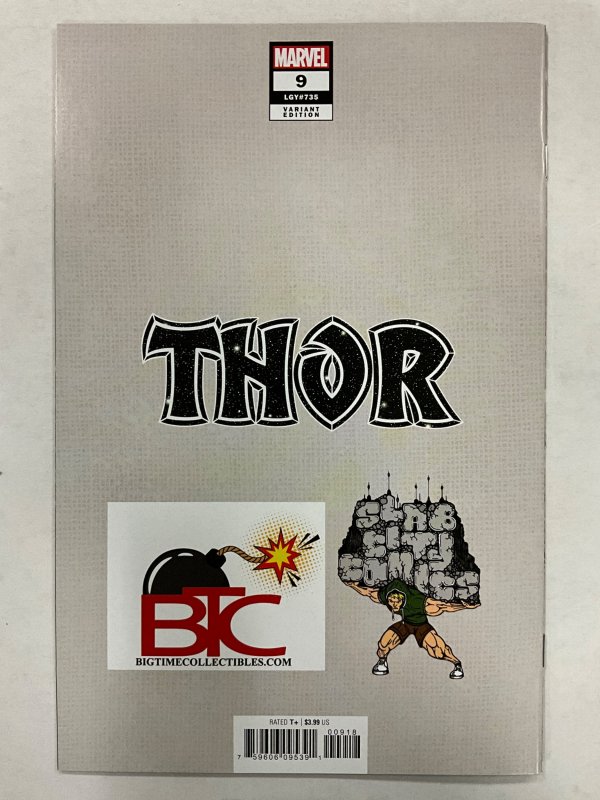 Thor #9 Suayan Black and White Cover (2021)