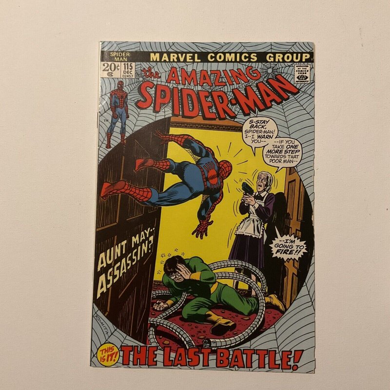 Amazing Spider-Man 115 Very Fine/Near Mint Vf/Nm 9.0 Marvel 1972