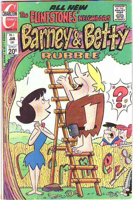 Flintstones' Neighbors Barney & Betty Rubble #1 (Jan-73) FN- Mid-Grade The Fl...