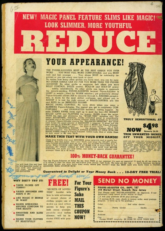 Amazing Adventures #3 1951- Saunders cover- Pre-code Horror G+