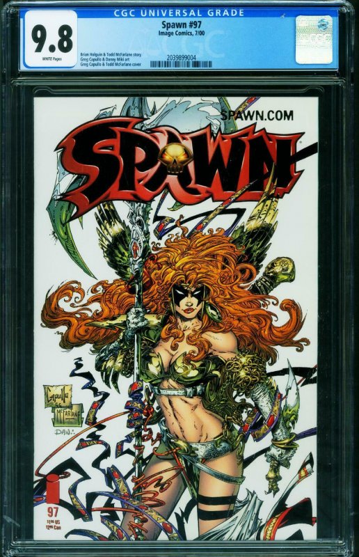 Spawn #97 CGC 9.8 WHITE PAGES-IMAGE 2000 2039899004