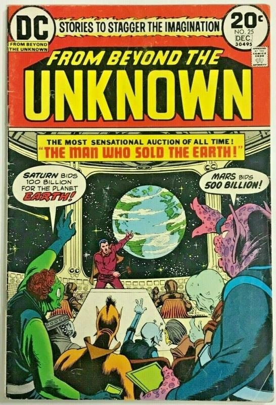 FROM BEYOND THE UNKNOWN#25  FN 1973 DC BRONZE AGE COMICS