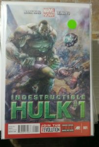 INDESTRUCTIBLE HULK # 1 A  + AGENT OF SHIELD  BRUCE BANNER +IMMORTAL