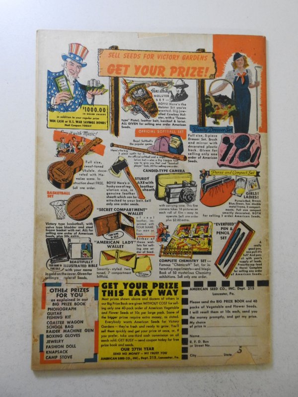 Captain Marvel Adventures #43 (1945) GD/VG Condition see desc