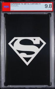 2024 Superman '78 The Metal Curtain GITD Logo Variant, PSA 9.8