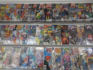 Huge Lot 170+ Comics W/ Justice League, Power Pack, Excalibur+ Avg VF- Condition