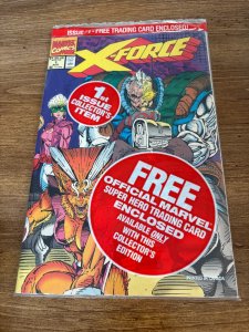 X-Force # 1 NM Marvel Comic Book Sealed With Cable Card X-Men Deadpool 17 J408