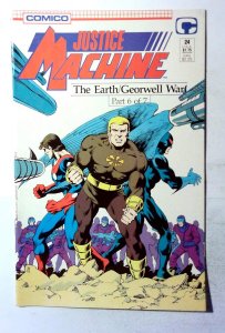 Justice Machine #24 (1988) Comico Comics 1st Print Comic Book