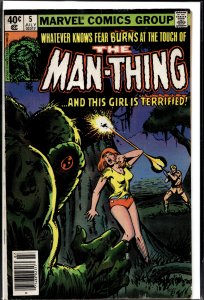 Man-Thing #5 Newsstand Edition (1980) Man-Thing
