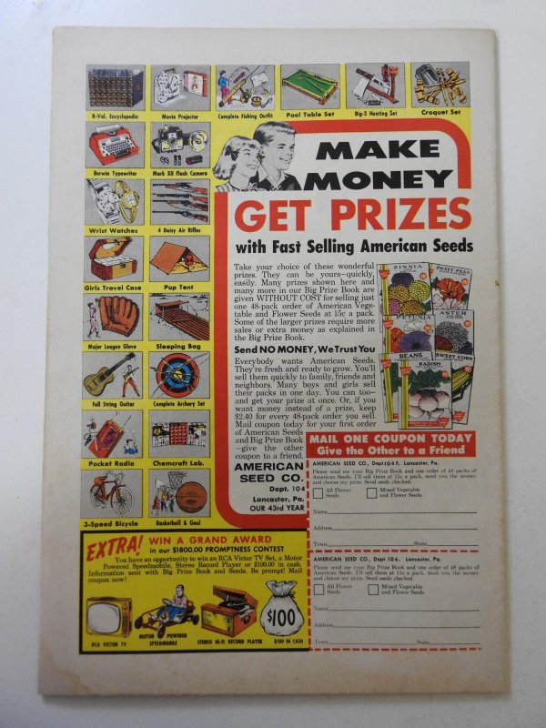 Superman #144 (1961) VG+ Condition! 1 in tear fc, moisture stain