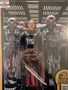 Star Wars Darth Vader #21  CBCS SS 9.8 Signed By Giancarlo Esposito Moff Gideon