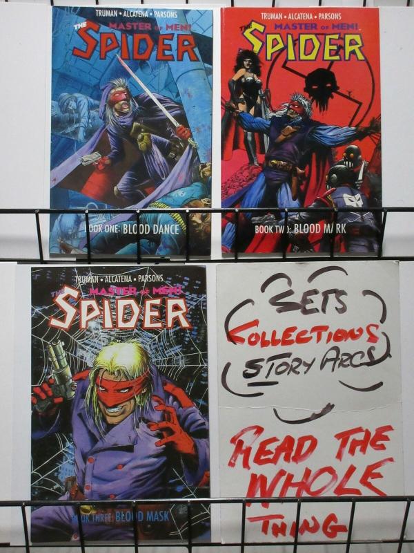 SPIDER (1991 EC) BOOKS  1-3  Tim Truman Complete Story!