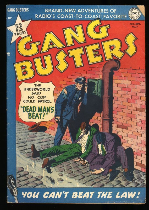 Gang Busters #17 VG 4.0 Frank Frazetta Art! Golden Age Crime!
