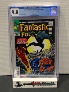 Fantastic Four # 52 CGC 9.8 - Facsimile - 1st App of the Black Panther [GC-20]