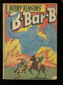 BOBBY BENSON'S B-BAR-B RIDERS #7 1951-LEMONADE KID-WEST G- 