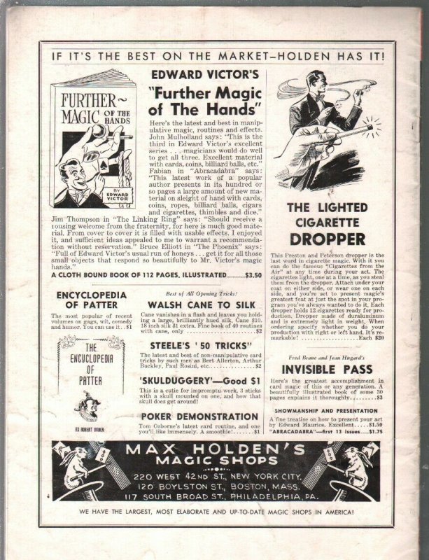 The Sphinx 7/1946-magazine for magicians-P.C. Sorcar-info-ads-FN