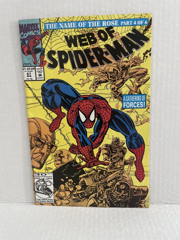 Web of Spider-Man #87 Direct Edition (1992)