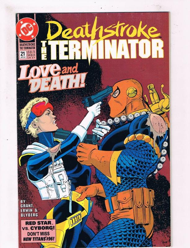 Deathstroke The Terminator #21 VF/NM 1st Print DC Comic Book Grant DE3