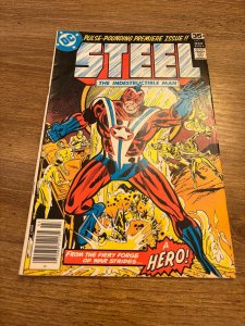 Steel # 1 VF DC Comic Book Indestructible Man 4 J408